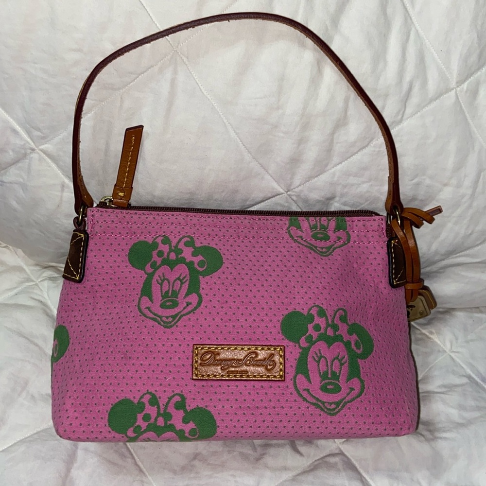 Dooney & Bourke Pink and Green Mini Bag